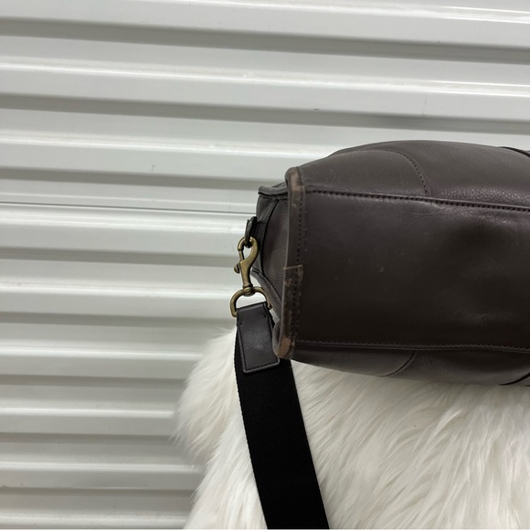 COACH Brown Leather Metro Metropolitan Messenger Laptop Work Satchel - Picture 7 of 11